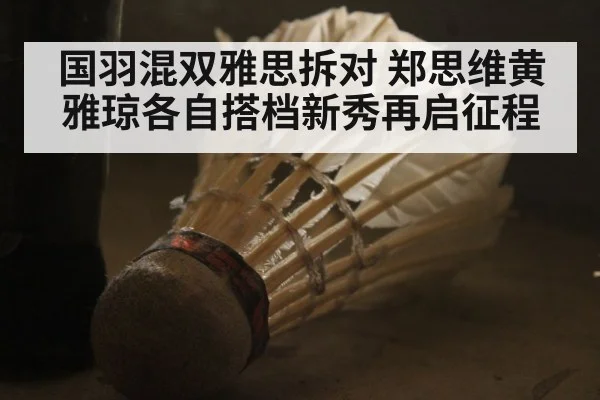 国羽混双雅思拆对 郑思维黄雅琼各自搭档新秀再启征程